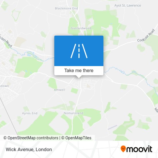 Wick Avenue map
