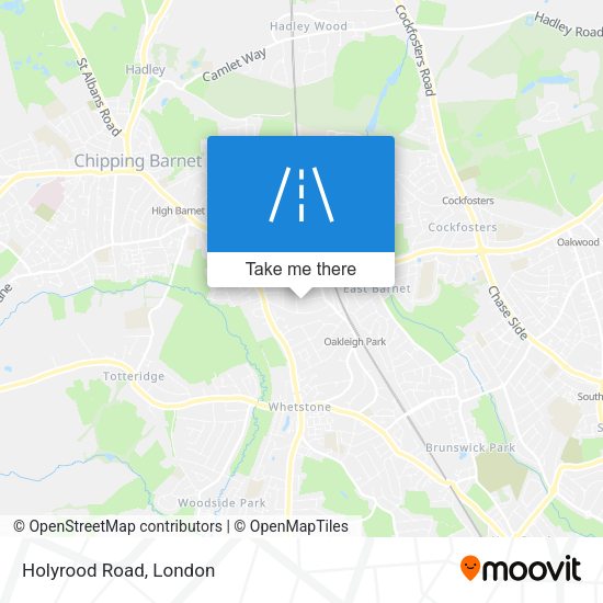 Holyrood Road map