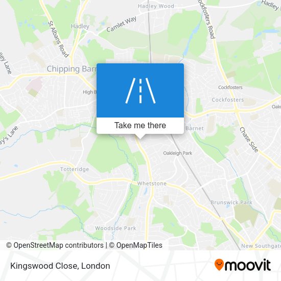 Kingswood Close map