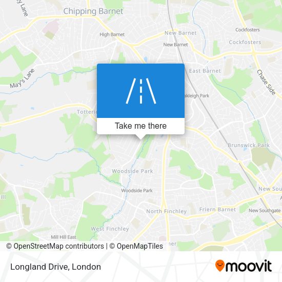 Longland Drive map