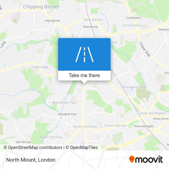 North Mount map