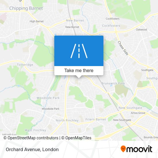 Orchard Avenue map