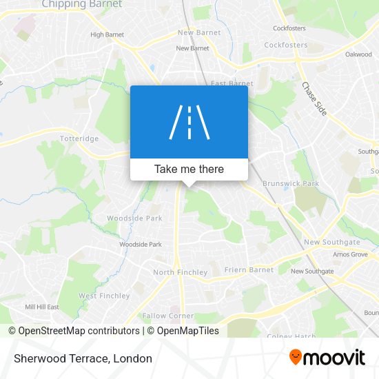 Sherwood Terrace map