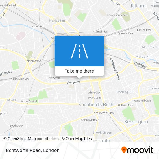 Bentworth Road map