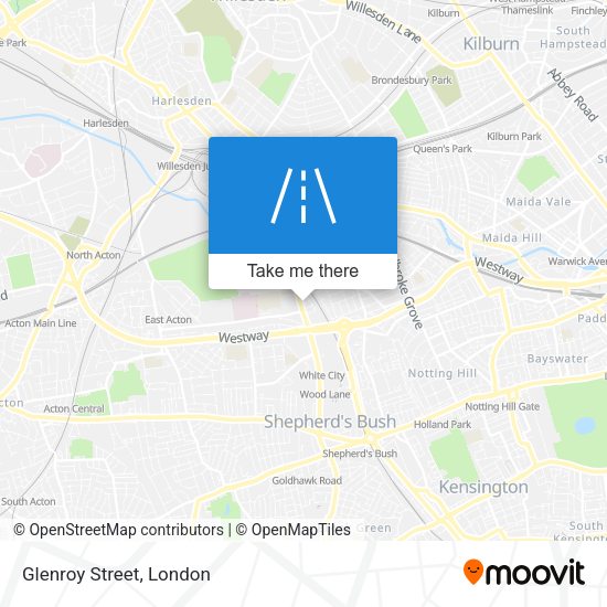 Glenroy Street map