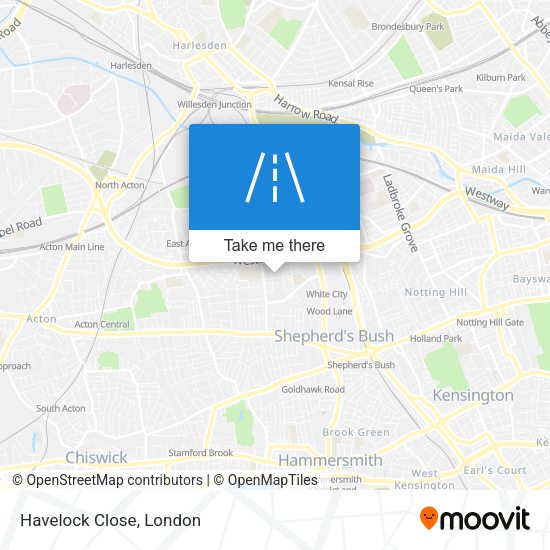Havelock Close map