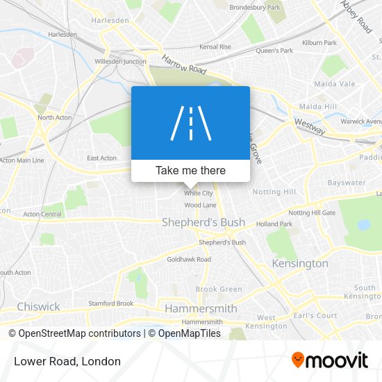 Lower Road map