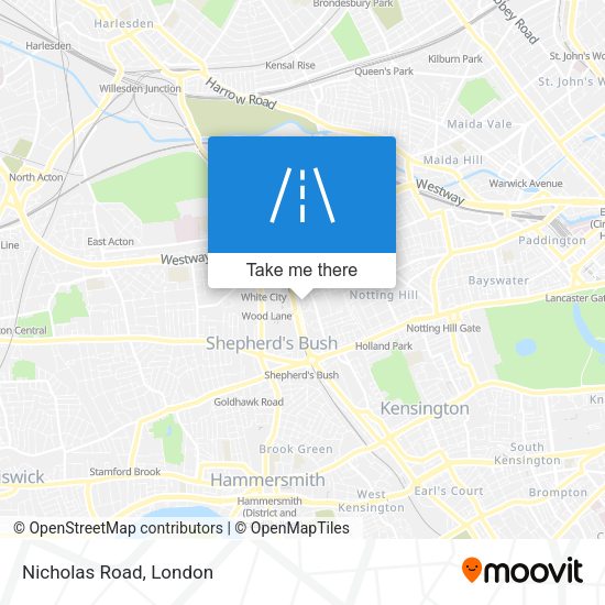 Nicholas Road map