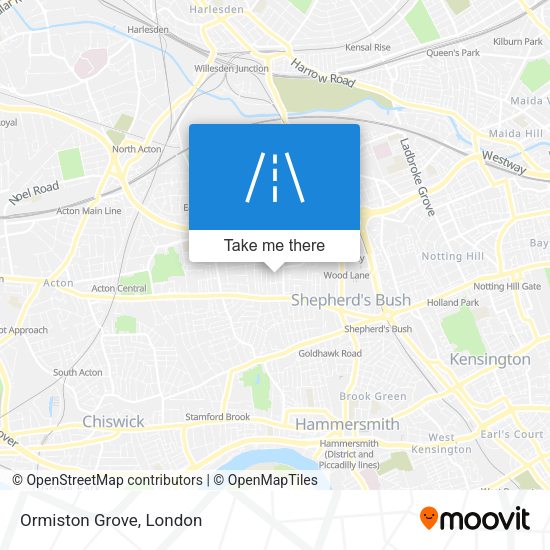 Ormiston Grove map