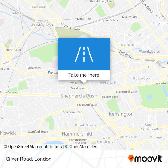 Silver Road map