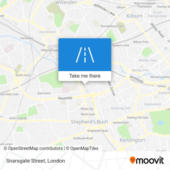 Snarsgate Street map