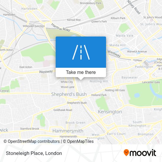 Stoneleigh Place map