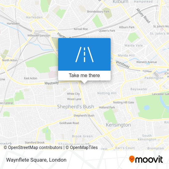 Waynflete Square map