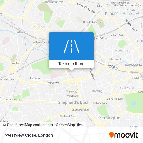 Westview Close map