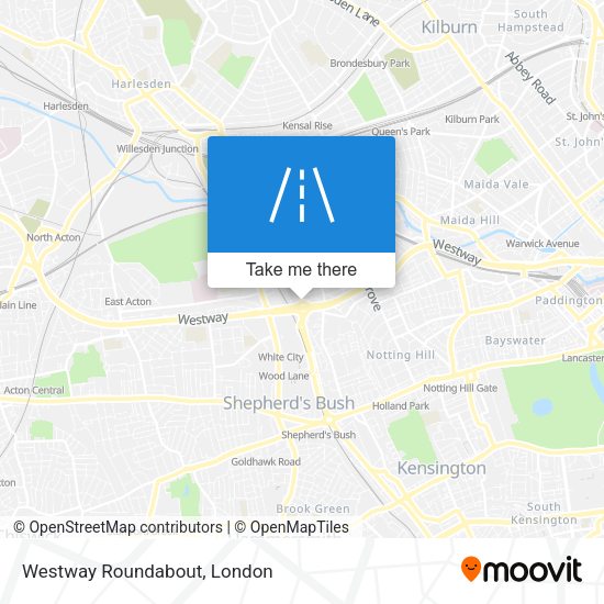 Westway Roundabout map