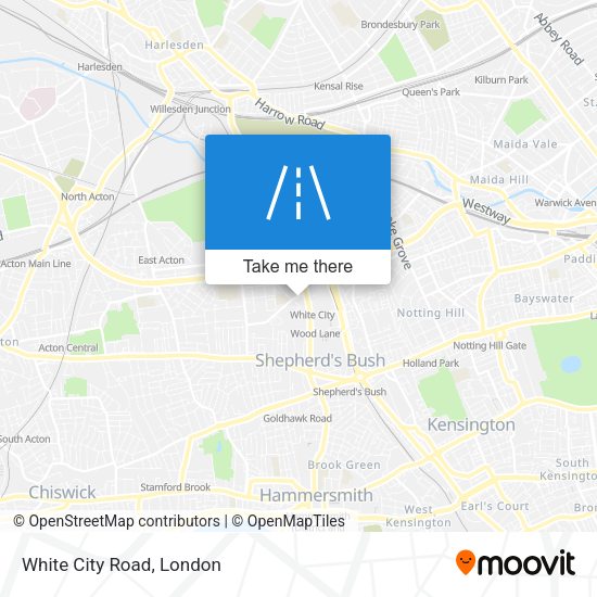 White City Road map