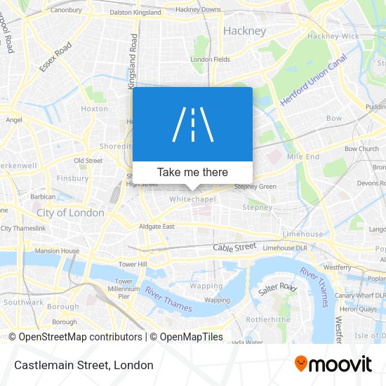 Castlemain Street map