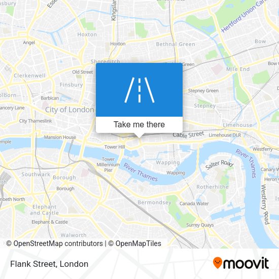 Flank Street map