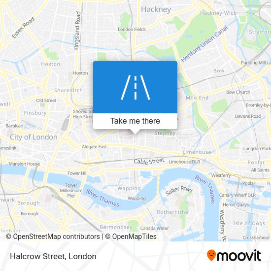 Halcrow Street map