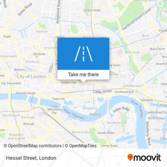 Hessel Street map