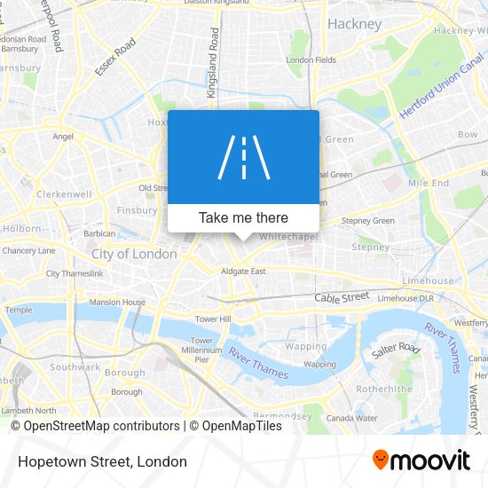 Hopetown Street map