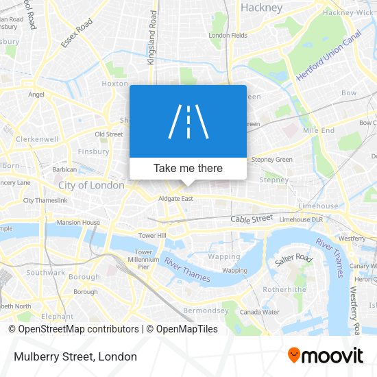 Mulberry Street map