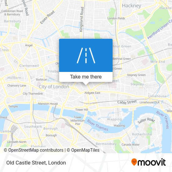 Old Castle Street map