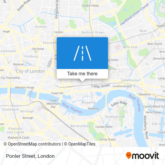Ponler Street map