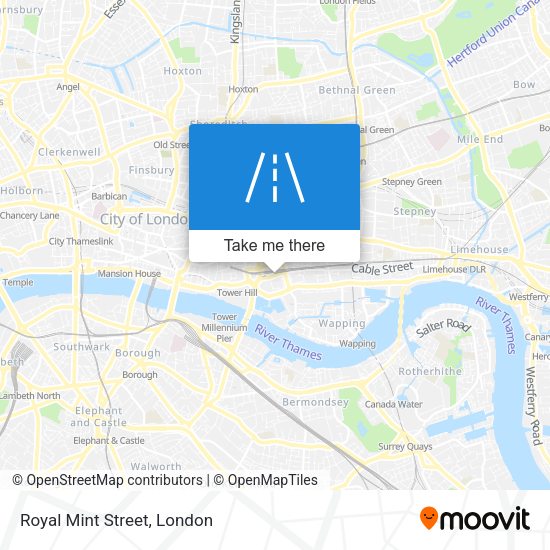 Royal Mint Street map
