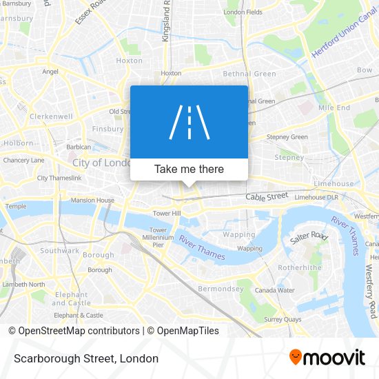Scarborough Street map