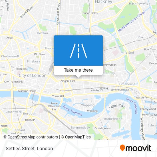 Settles Street map