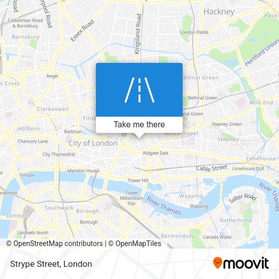 Strype Street map