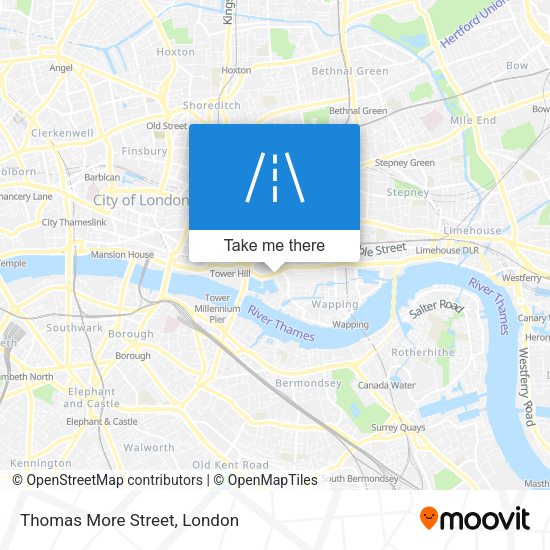 Thomas More Street map