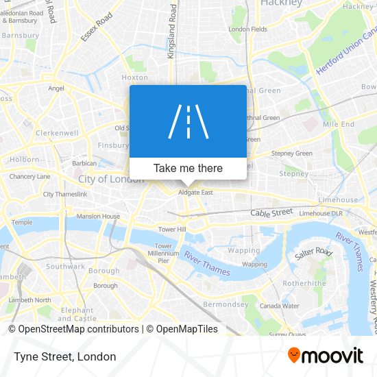 Tyne Street map