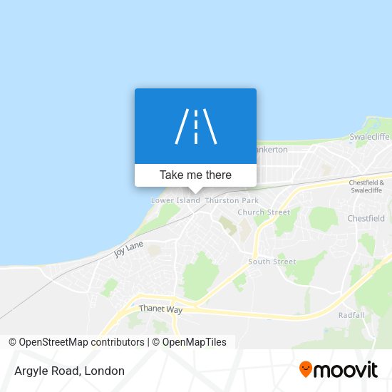 Argyle Road map