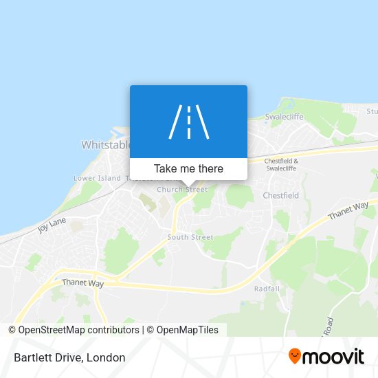Bartlett Drive map