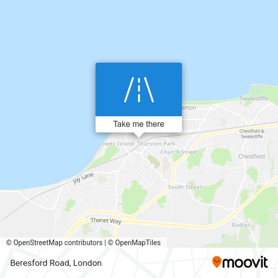 Beresford Road map