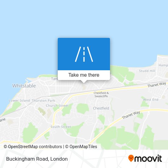 Buckingham Road map