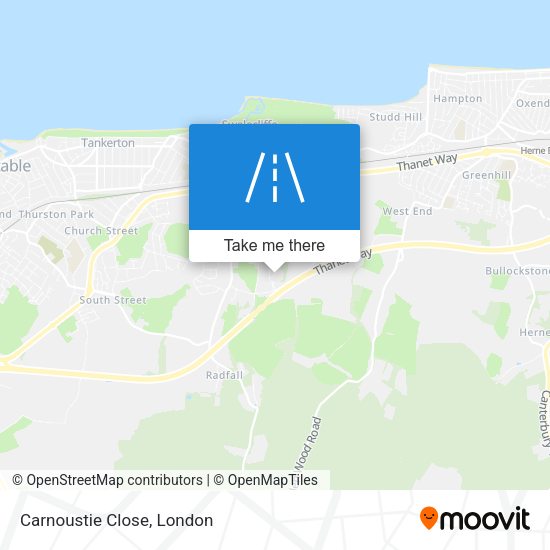 Carnoustie Close map