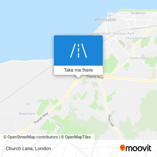 Church Lane map