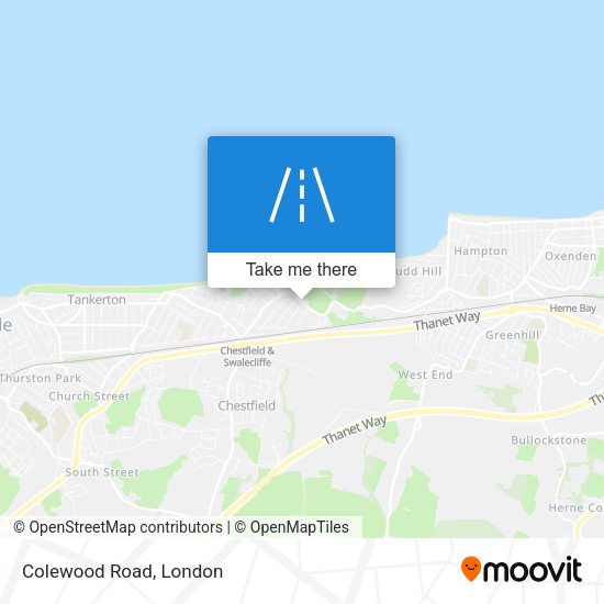 Colewood Road map
