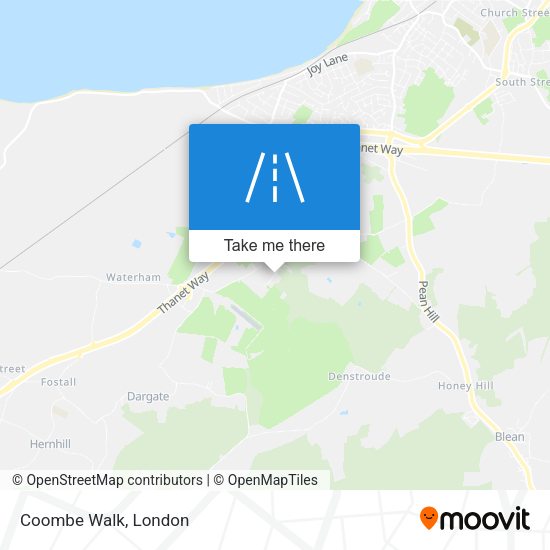 Coombe Walk map