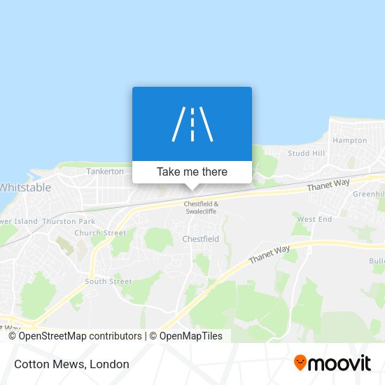 Cotton Mews map