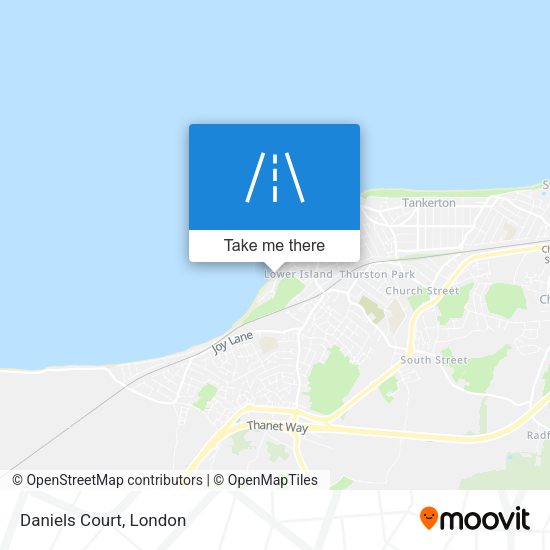 Daniels Court map