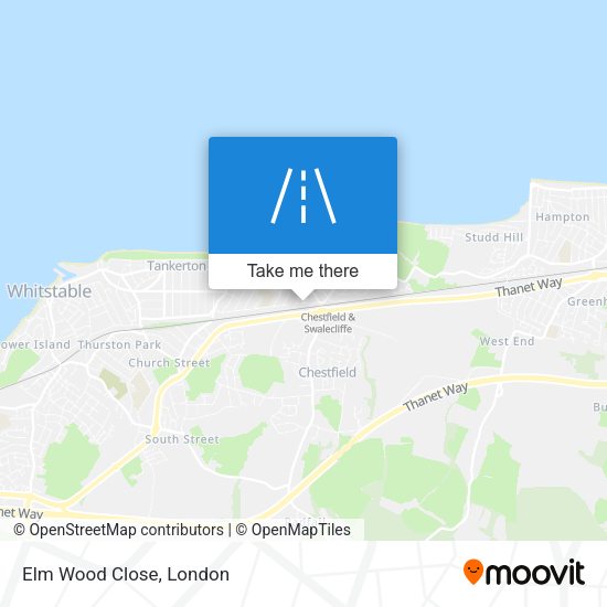 Elm Wood Close map