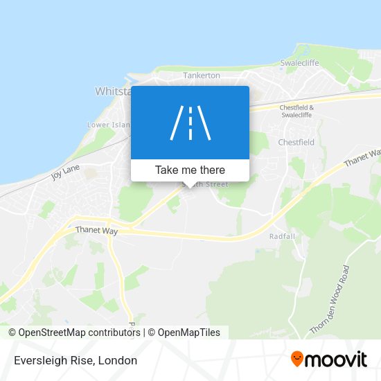 Eversleigh Rise map