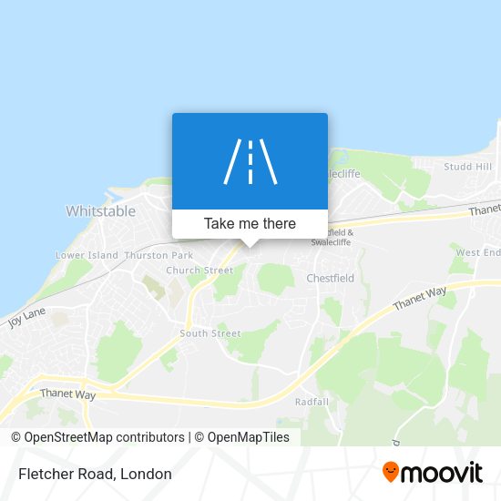 Fletcher Road map