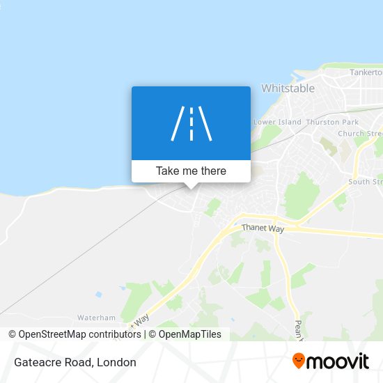 Gateacre Road map