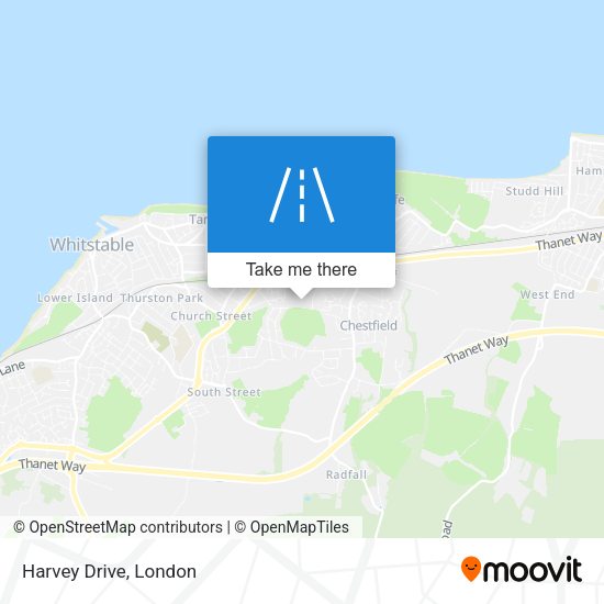 Harvey Drive map