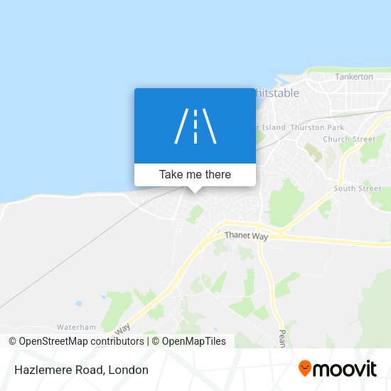 Hazlemere Road map